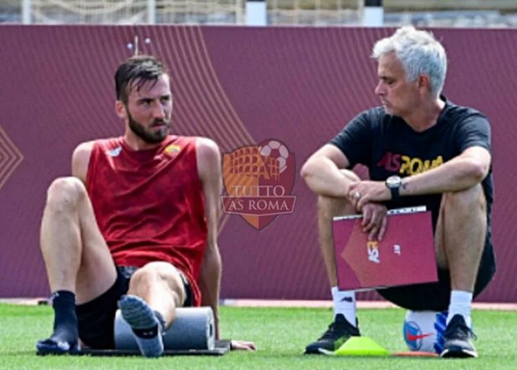 Josè Mourinho e Bryan Cristante - Photo by Getty Images