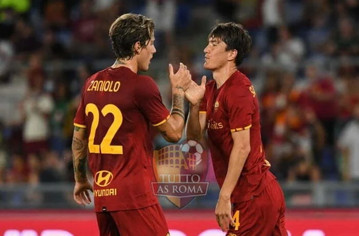 Nicolò Zaniolo ed Eldor Shomurodov - Photo by Getty Images