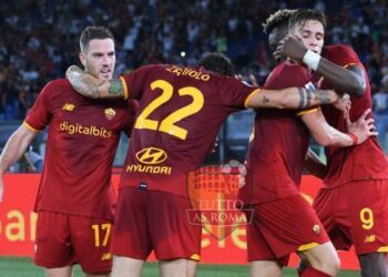 Tammu Avraham, Riccardo Calafiori, Nicolo Zaniolo e Jordan Veretout - Photo by Getty Images