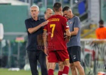 Josè Mourinho e Lorenzo Pellegrini - Photo by Getty Images