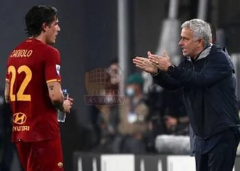 Josè Mourinho e Nicolò Zaniolo - Photo by Getty Images