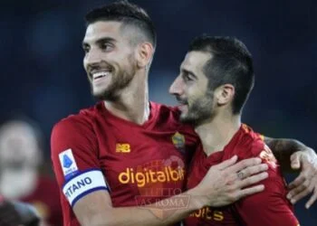 Lorenzo Pellegrini e Henrikh Mkhitaryan - Photo by Getty Images