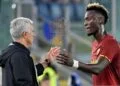 Josè Mourinho e Tammy Abraham