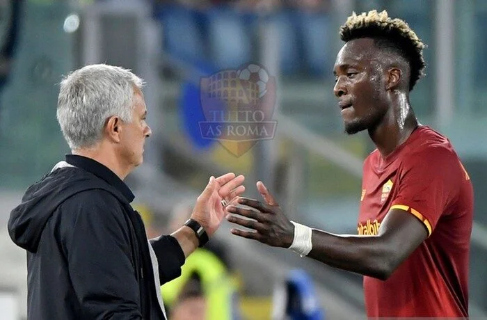 Josè Mourinho e Tammy Abraham