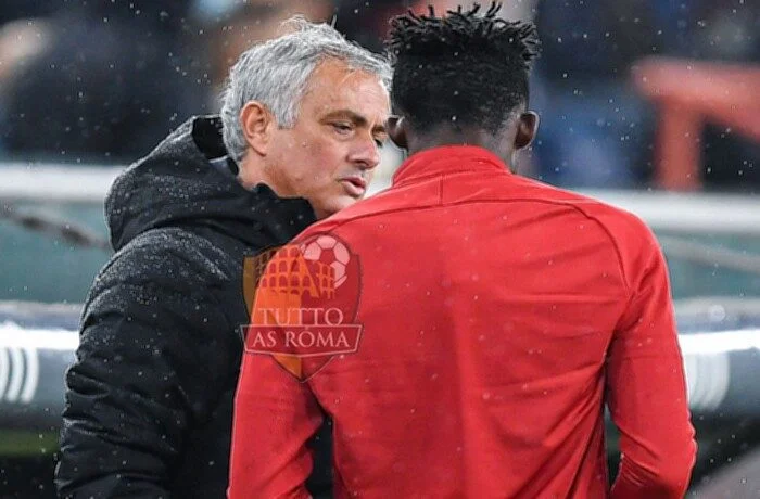 Josè Mourinho e Afena "Felix One" Gyan - Photo by Getty Images