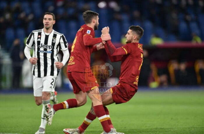 Pellegrini e Vina Roma-Juventus 09012022