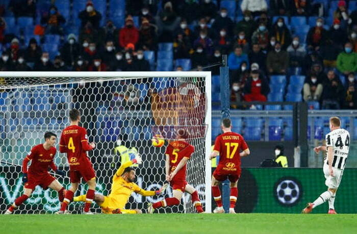 Rui Patricio Gol subiti Roma-Juventus 09012022