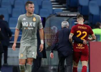 Nicolò Zaniolo e Josè Mourinho - Photo by Getty Images