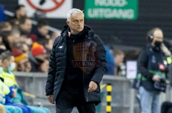 Mourinho Panchina Vitesse-Roma 3 10032022