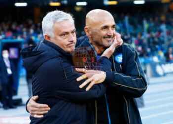 Mourinho e Spalletti Napoli-Roma 18042022