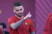 Spinazzola Riscaldamento Roma-Salernitana 10042022