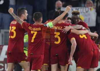 Zaniolo Esulta gol Roma-Bodo 4 14042022