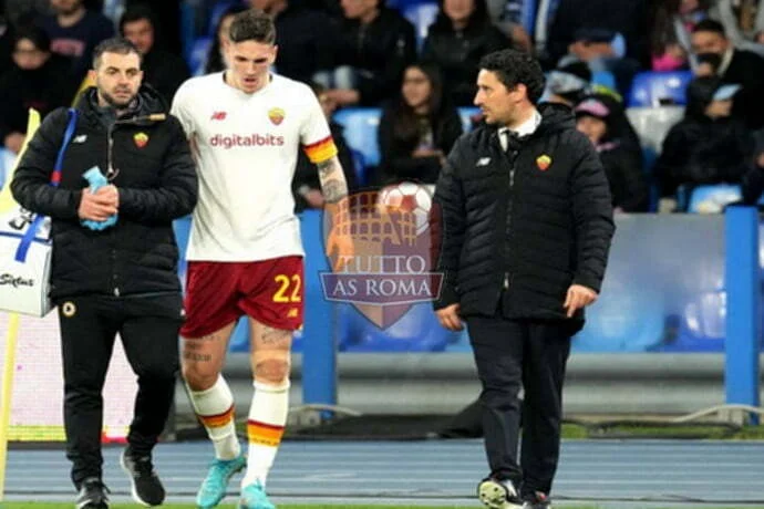 Zaniolo Infortunato Napoli-Roma 18042022