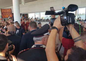 Wijnaldum Arrivo a Ciampino 04082022