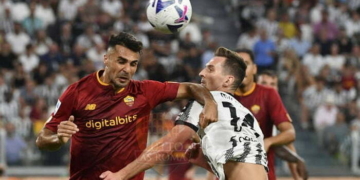 Celik Azione Juventus-Roma 27082022