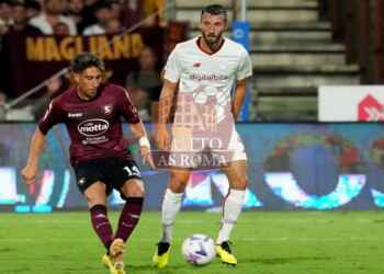 Cristante Azione Salernitana-Roma 14082022