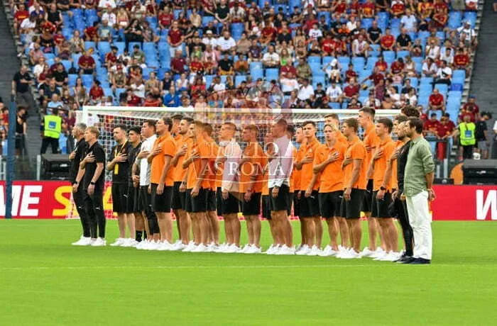 Presentazione Roma-Shakhtar Donetsk Olimpico 07082022