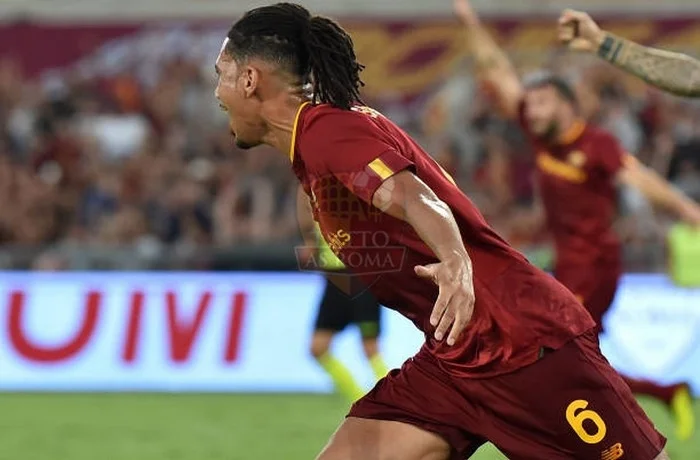 Smalling Esulta gol Roma-Cremonese 22082022