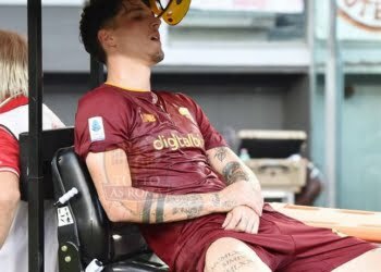 Zaniolo Infortunio spalla Roma-Cremonese 3 22082022