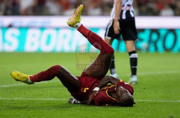 Abraham Infortunio spalla Udinese-Roma 04092022