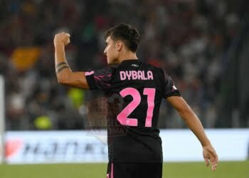 Dybala Esulta gol Roma-Helsinki 3 15092022