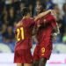 Dybala e Abraham Esultano gol Empoli-Roma 3 12092022