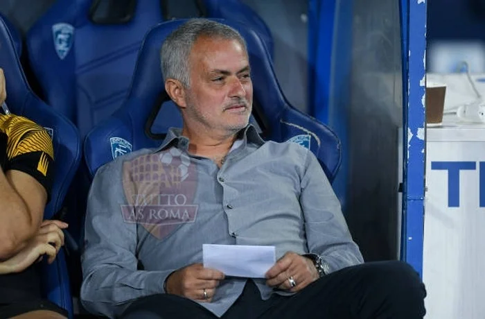 Mourinho Panchina Empoli-Roma 2 12092022