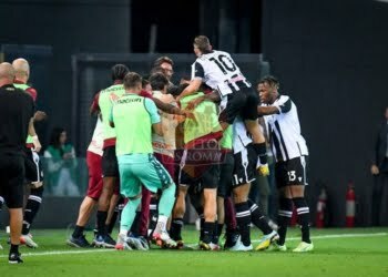 Udinese Esultanza gol Udinese-Roma 04092022