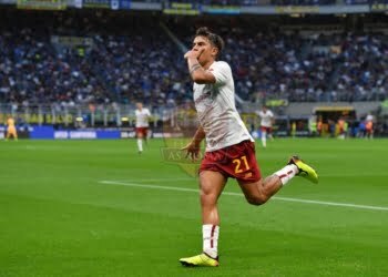 Dybala Esulta gol Inter-Roma 4 01102022