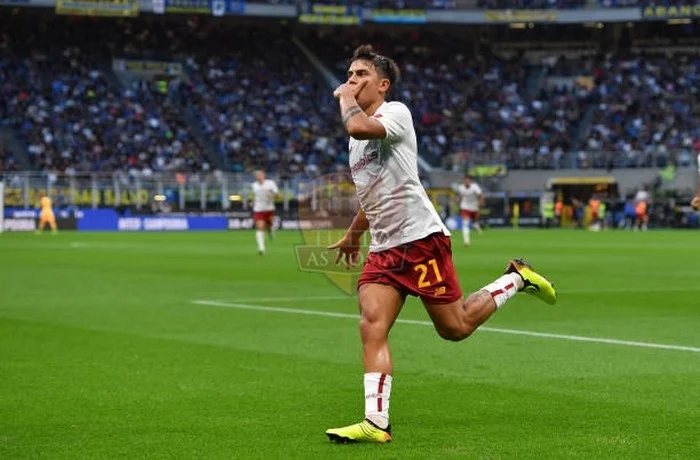 Dybala Esulta gol Inter-Roma 4 01102022