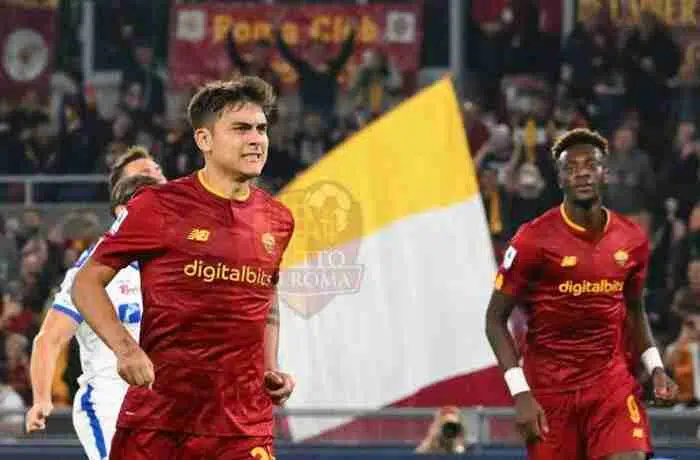 Dybala Infortunio Roma-Lecce 2 09102022