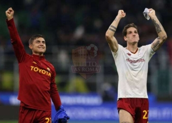 Dybala e Zaniolo Esultano Inter-Roma 01102022