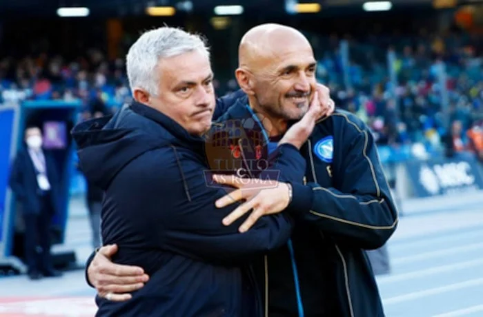 Mourinho e Spalletti Roma-Napoli 23102022