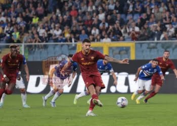 Pellegrini Rigore Sampdoria-Roma 17102022