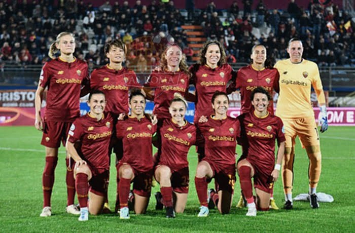 Foto squadra Inizio Roma-Wolfsburg 23112022