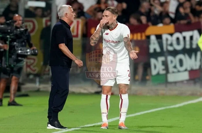 Mourinho e Karsdorp Salernitana-Roma 14082022