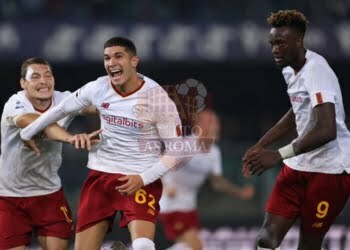 Volpato Esulta gol Verona-Roma 5 31102022
