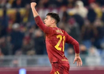 Dybala Esulta gol Roma-Genoa 12012023