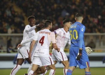 Dybala Esulta gol Lecce-Roma 11022023