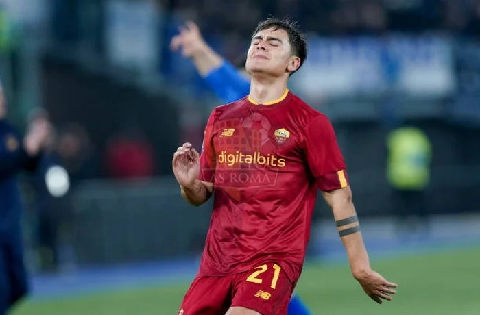 Dybala Smorfia dolore Roma-Empoli 04022023