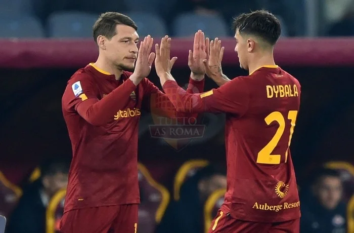 Dybala e Belotti Cinque Roma-Salisburgo 23202023