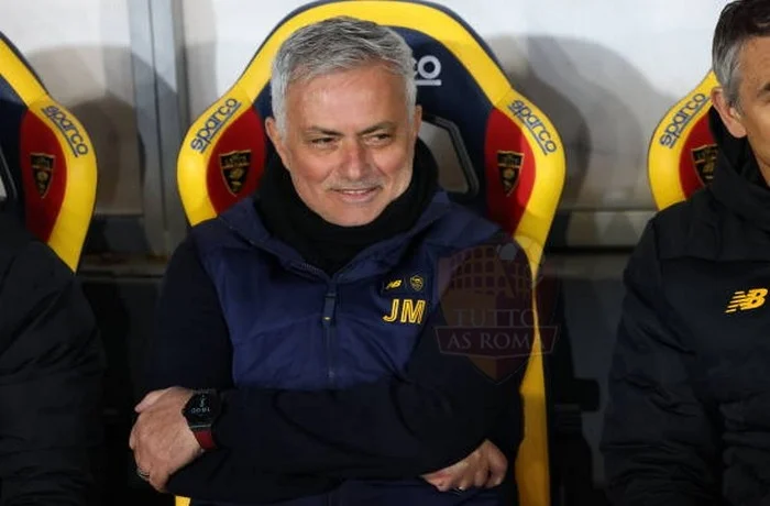 Mourinho Panchina Lecce-Roma 11022023