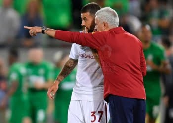 Mourinho e Spinazzola Ludogorets-Roma 08092022