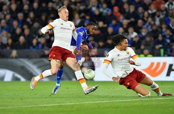 Smalling e Karsdorp Leicester-Roma 28042022