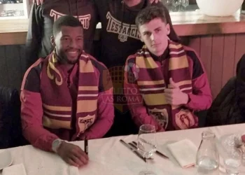 Georgino Wijnaldum e Benjamin Tahirovic - Photo by Tuttoasroma