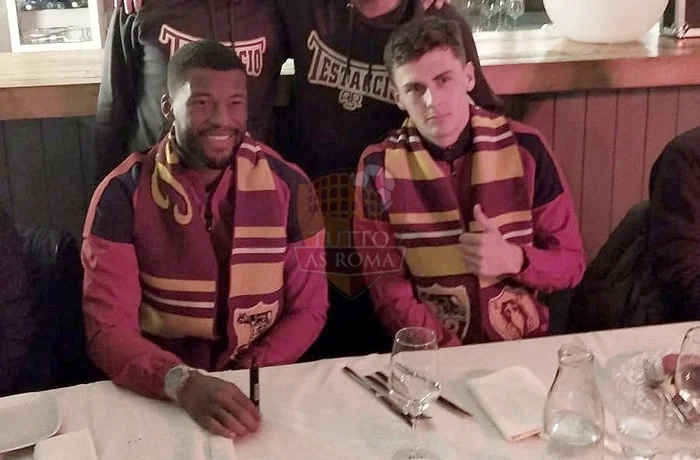 Georgino Wijnaldum e Benjamin Tahirovic - Photo by Tuttoasroma