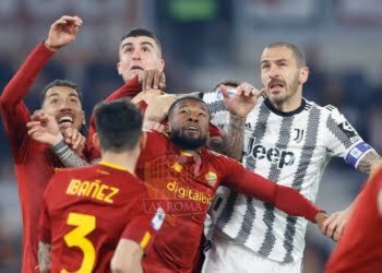 Smalling e Wijnaldum Azione Roma-Juventus 05032023