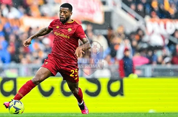 Wijnaldum Azione Roma-Sampdoria 02042023