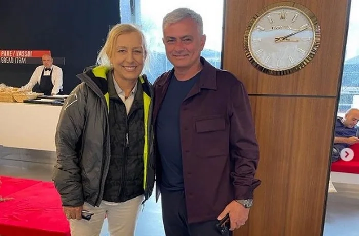 Mourinho e Navratilova