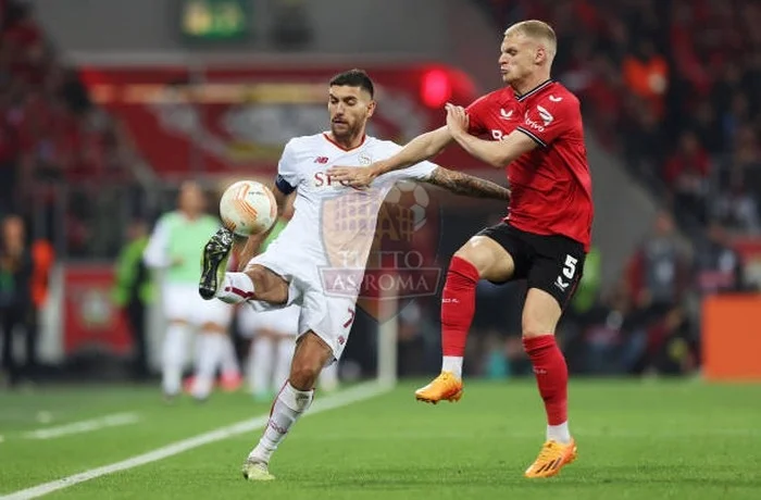 Pellegrini Azione Bayer Leverkusen-Roma 18052023